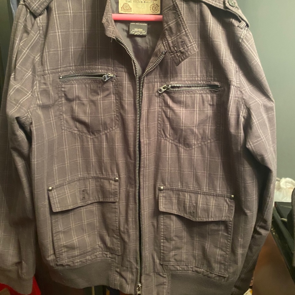 American Tag Cie black and grey jacket